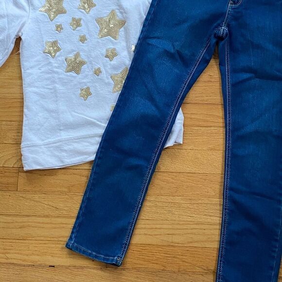 Tween Girl Jeans Top Set Outfit 12 14 - Picture 5 of 9